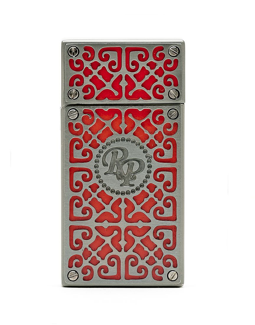 ROCKY PATEL BURN COLLECTION TORCH RED WITH GUNMETAL PLATES