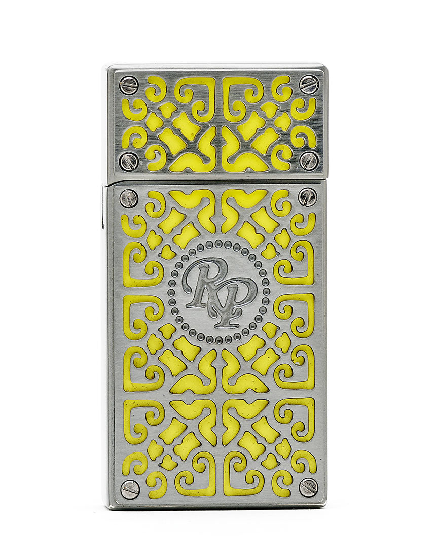 ROCKY PATEL BURN COLLECTION TORCH HUNTER GREEN WITH CHROME PLATES