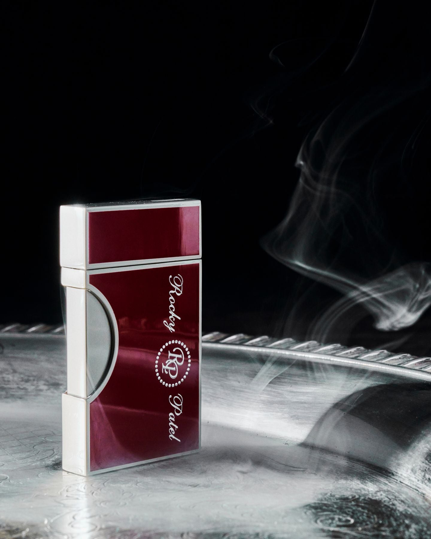 ROCKY PATEL CREST TORCH BURGUNDY/GUNMETAL