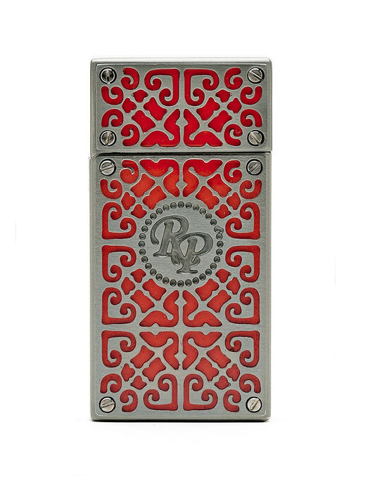 ROCKY PATEL BURN COLLECTION TORCH RED WITH GUNMETAL PLATES